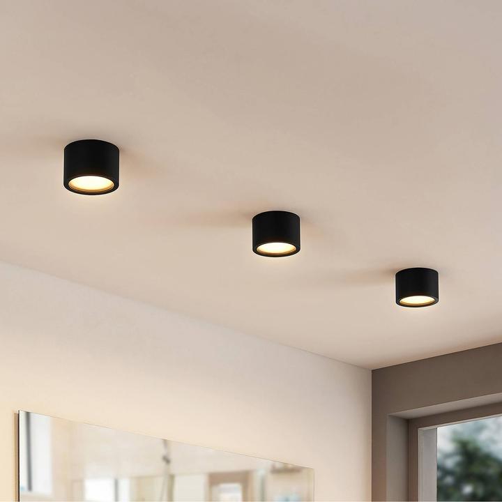 Produktbild Arcchio Nieva Downlight, GX53, rund, schwarz (GX53)