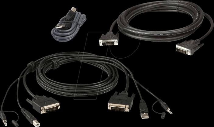 Produktbild Aten 2L-7D02UDX3 KVM Kabelsatz