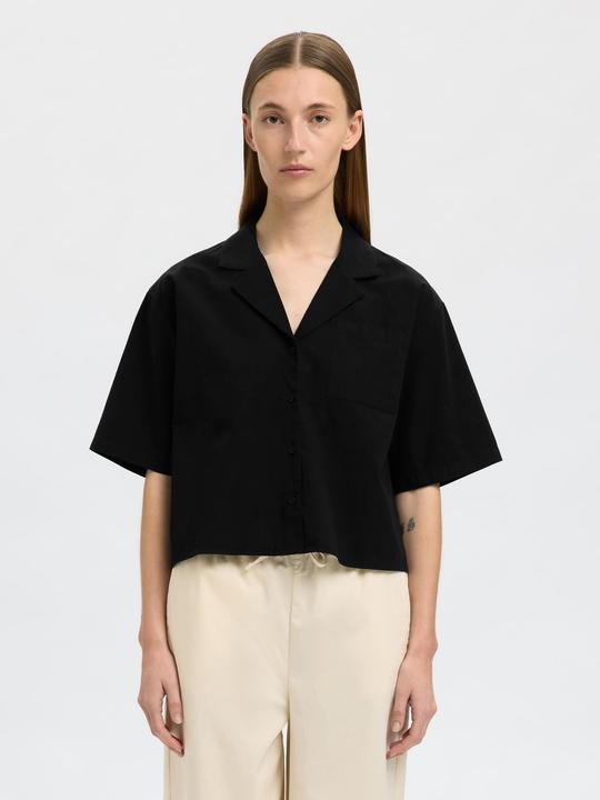 Image du produit Selected Femme Kurzarm Crop-Bluse (36)