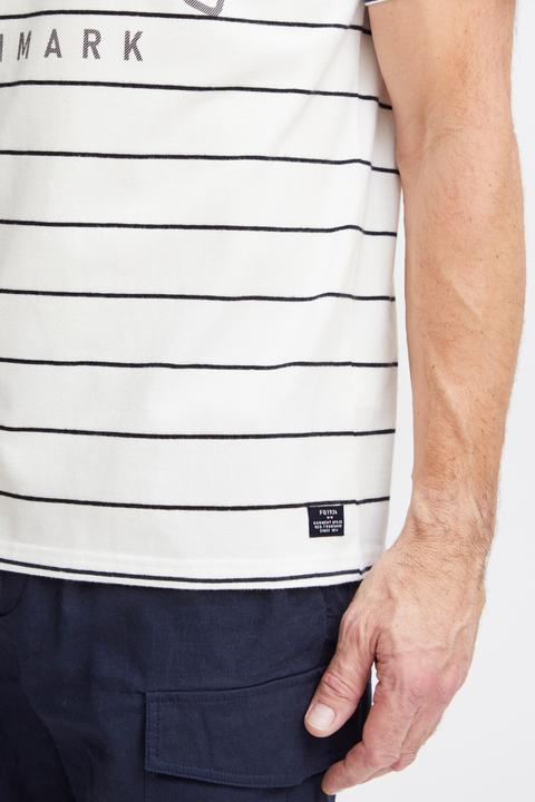 Immagine prodotto FQ1924 FQTom SS t-shirt a righe con stampa logo 21900644 (L)