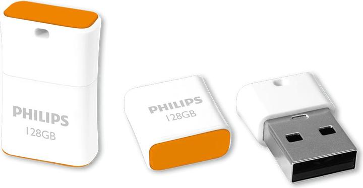 Produktbild Philips USB 2.0 128GB Pico Edition Sunrise Orange (128 GB, USB-A)