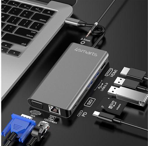 Actual product image 4smarts 8in1 Hub (USB-C, 1 Ports)