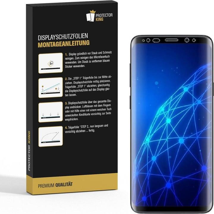 Produktbild Protectorking 1x Premium Displayschutzfolie 3D KLAR (1 Stück, Samsung Galaxy S9+)