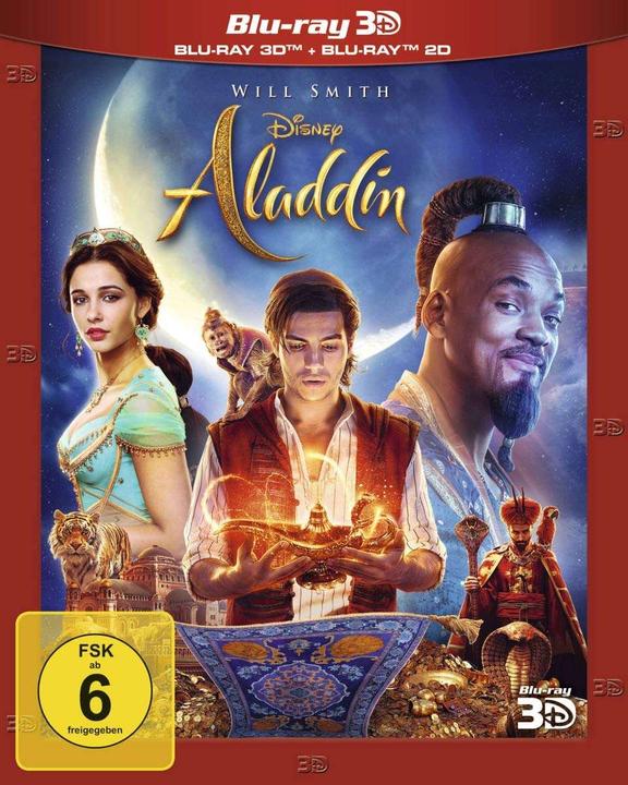 Immagine prodotto Disney Interactive Studios Aladdin (azione dal vivo) 3D BD (3D / 2D) (Blu-ray 3D, 2019)