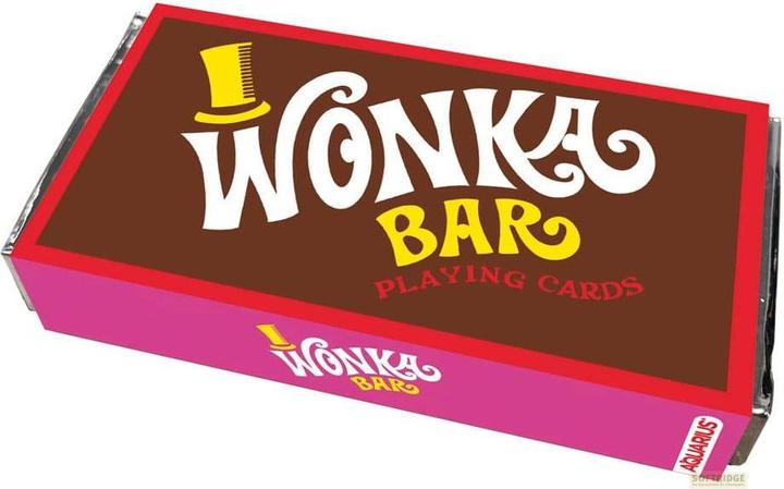 Actual product image Aquarius Wonka Playing Cards Willy Wonka Bar Premium (German)
