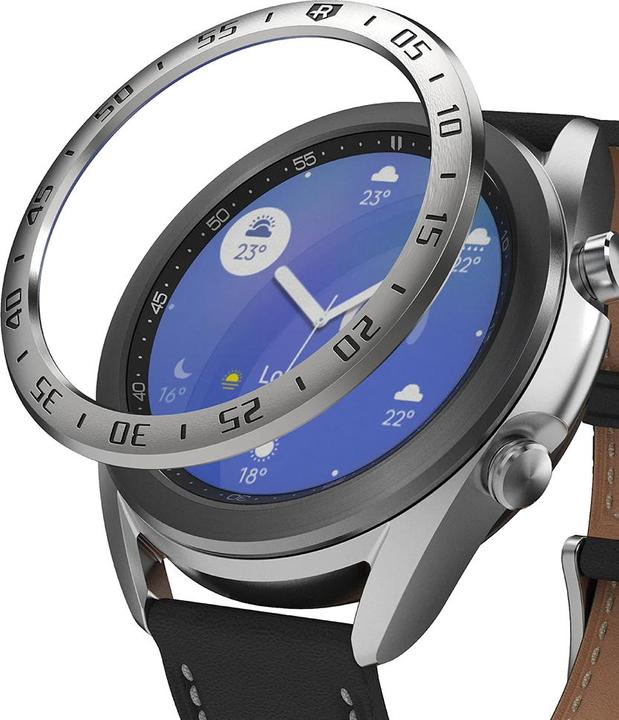 Ringke Bezel Styling case frame envelope ring Samsung Galaxy Watch 3 41 mm silver (GW3-41-01)