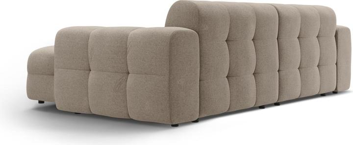 Actual product image Micadoni Velvet Right Corner Sofa, "Kendal", 4 Seats, 256x173x79Made in Europe (Corner sofa)