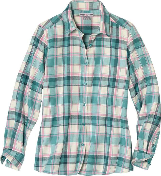 Actual product image Atlas For Women Womens/Ladies Checked Flannel Shirt (40 D)