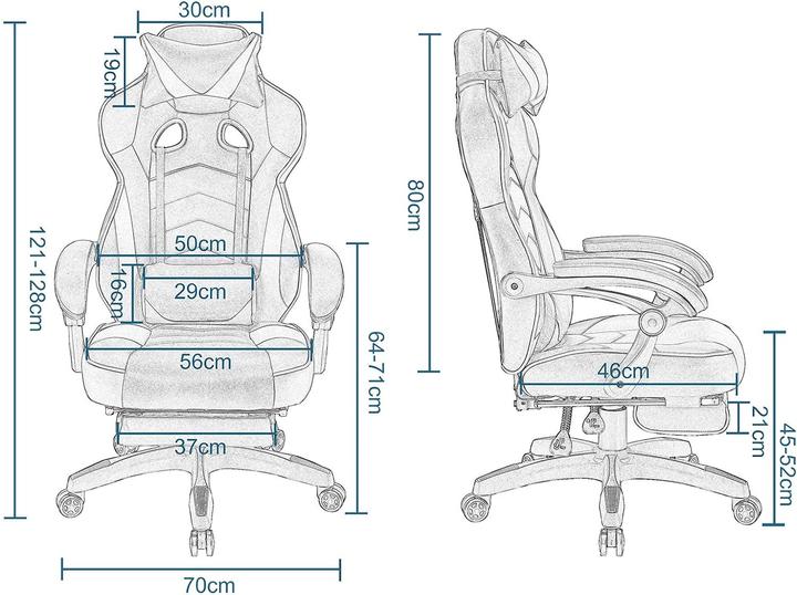 Valeurs nutritives et ingrédients Woltu Chaise de jeu, gris, tissu