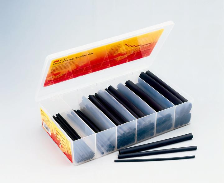 Actual product image 3M Shrink tubing assortment Schw (104 x)