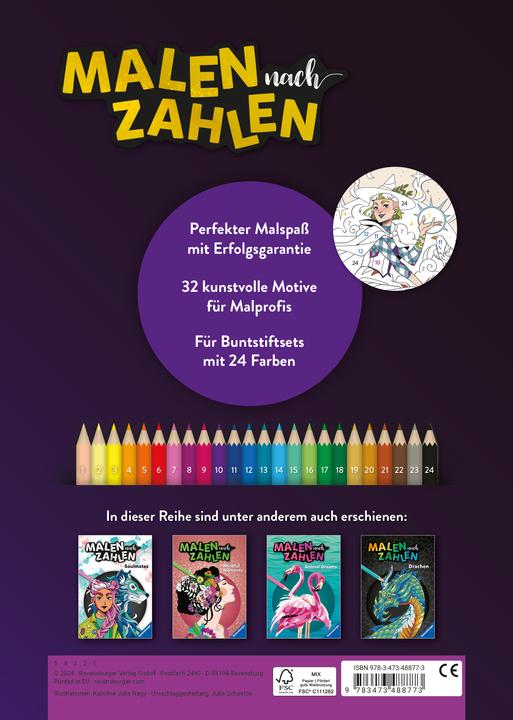 Actual product image Ravensburger Painting by numbers: Witch Power