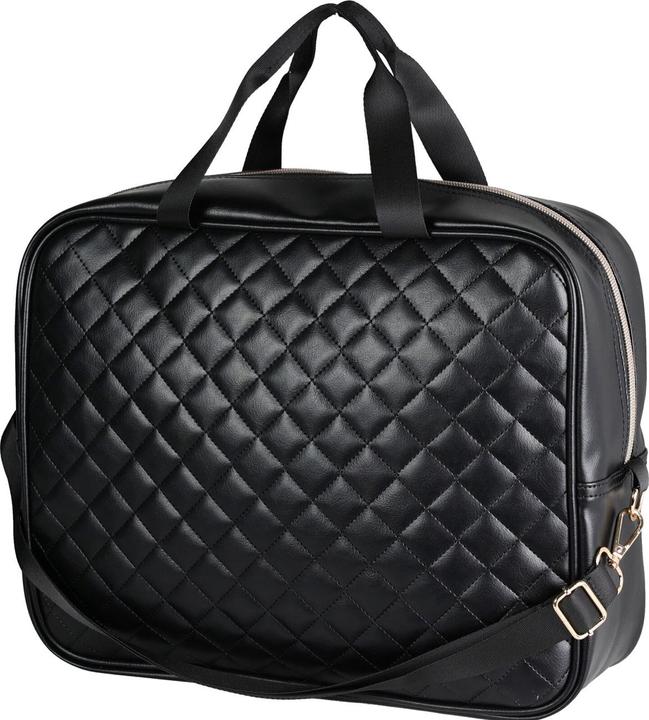 Immagine prodotto ProWorld Borsa da viaggio, valigia, trapuntata, nera, 34 x 12 x 27 cm