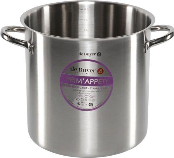 Image du produit de Buyer PRIM'APPETY Marmite à soupe Ø24cm, induction (24 cm, Casserole, Acier inoxydable)