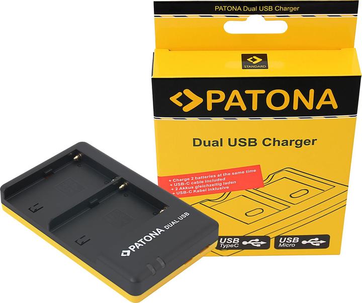 Actual product image Patona Dual Charger FM500H (Charger)