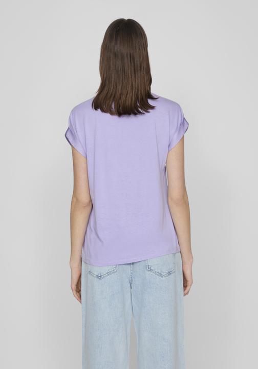 Actual product image Vila Round neckline top with short sleeves (44)