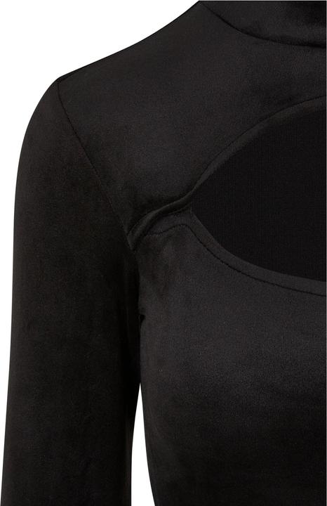 Produktbild Urban Classics Ladies Velvet Cut-Out Turtleneck Body - 111249 (4XL)