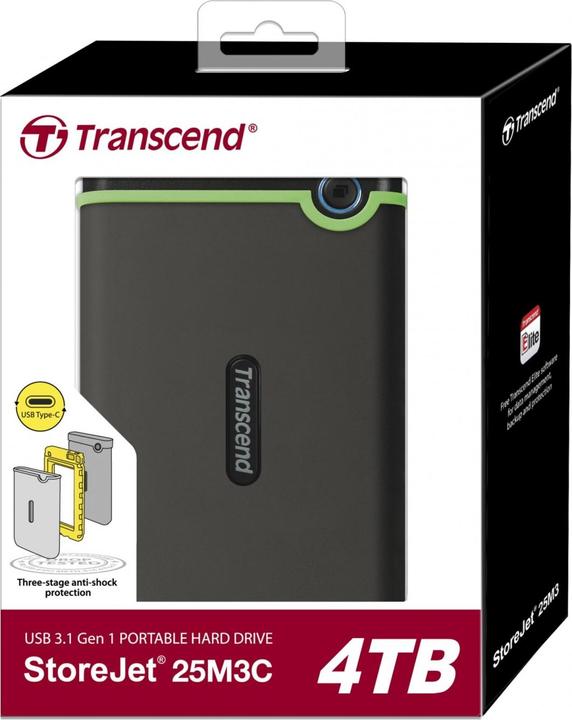 Immagine prodotto Transcend StoreJet 25M3C (4 TB)