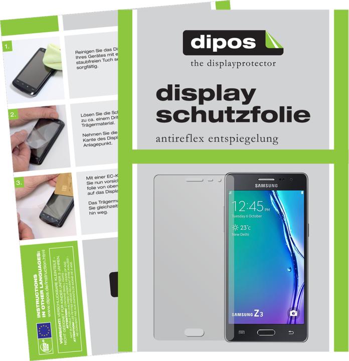 Produktbild Dipos Displayschutzfolie Antireflex (6 Stück, Samsung Galaxy Z3)