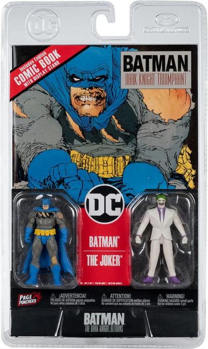 Produktbild McFarlane DC Direct Page Punchers Actionfiguren 2er-Pack Batman & The Joker (Batman: The Dark Knight Returns)