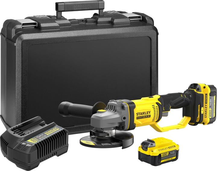 Stanley angle grinder 125mm 18V V20 2x4,0Ah SFMCG400M2K (125 mm)