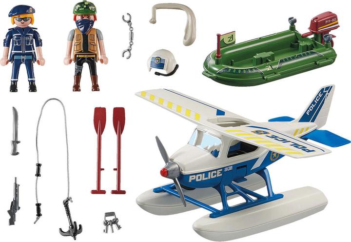 Actual product image Playmobil Police seaplane: Smuggler pursuit (70779, Playmobil City Action)