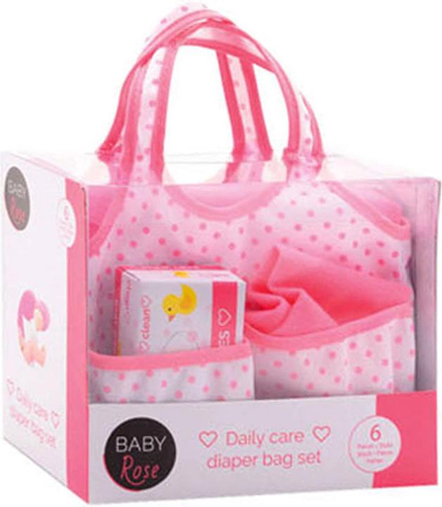 Actual product image Baby Rose Changing bag with accessories