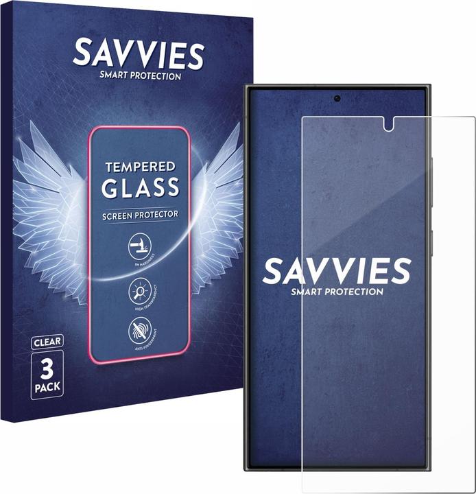 Image du produit Savvies Protection Verre (3 pièce(s), Samsung Galaxy S24 Ultra)