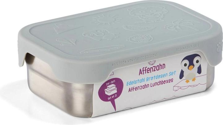 Actual product image Affenzahn Stainless steel lunch box set
