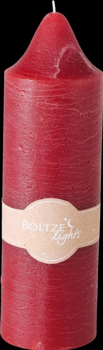 Immagine prodotto Boltze Home Candela rustica Church 30 x 9 cm, rosso (1 pz.)