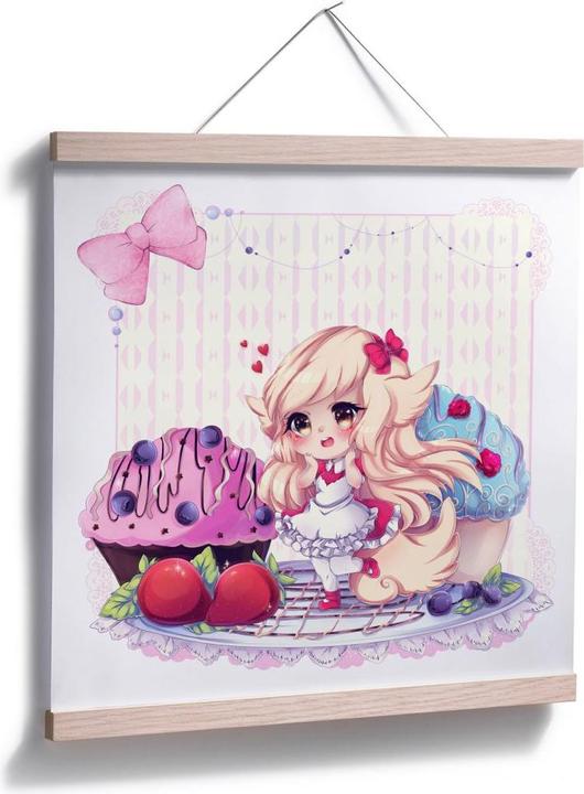 Produktbild Trenddeko La Doll Blanche - Chibi Belle (50 x 50 cm)