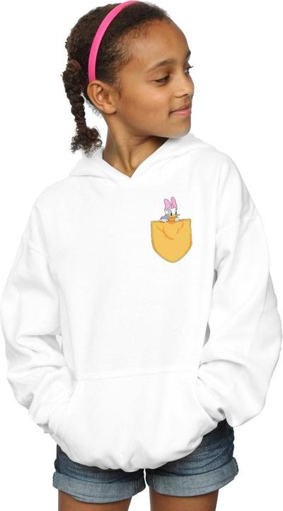 Immagine prodotto Disney Daisy Duck Faux Pocket Felpa con Cappuccio Ragazze (128)