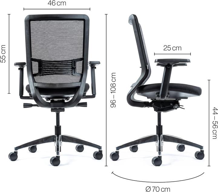 Produktbild Yaasa Chair Classic - Schwarz