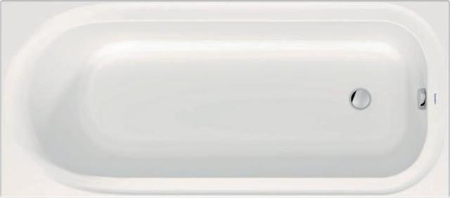 Image du produit Duravit Baignoire Soleil by Starck 170x75 rectangle un dossier incliné blanc (216 l, 170 cm, 75 cm)