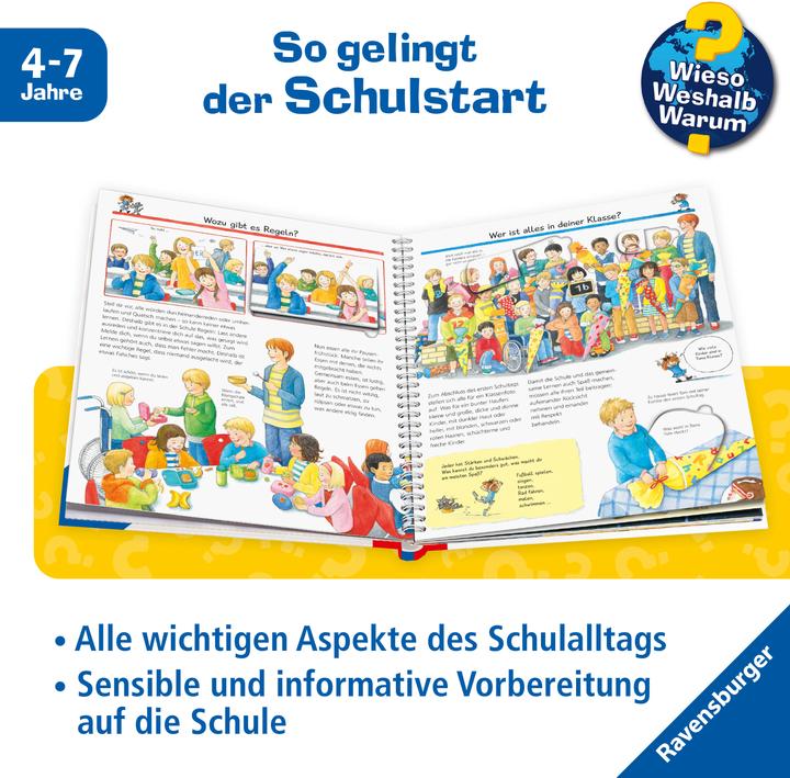 Actual product image Ravensburger Wieso? Weshalb? Warum?, Band 14: Ich komme in die Schule (German, Doris Rübel, 2025)