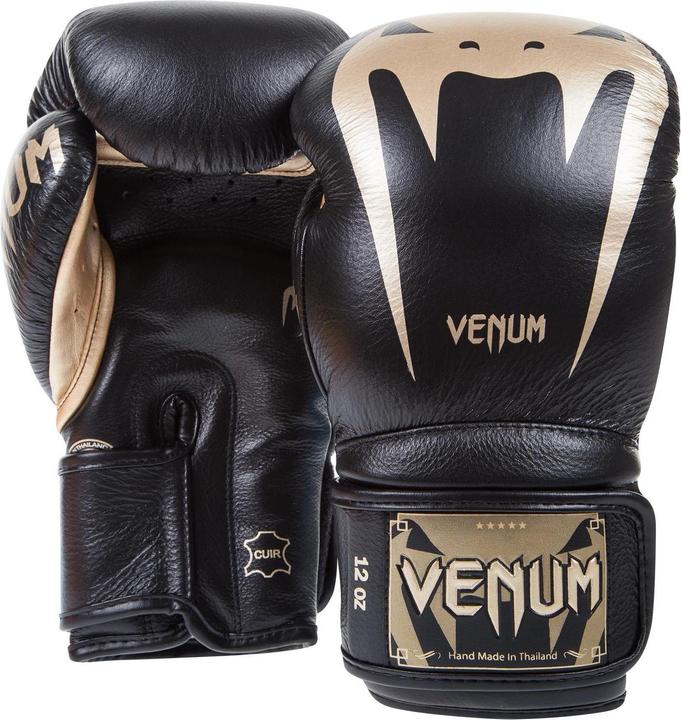 Actual product image Venum Giant 3.0 Boxing Gloves-Black-Gold (12 OZ, 6)