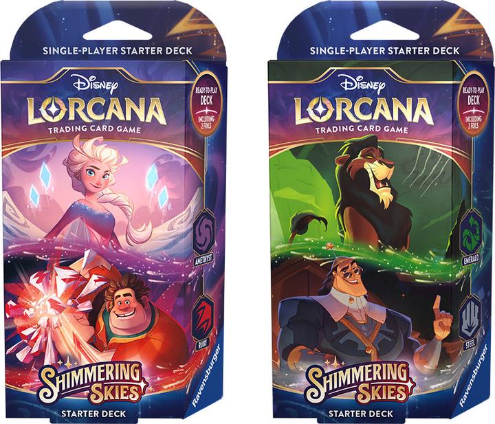 Actual product image Disney Lorcana Trading Card Game: Set 5 - Starter Deck A (English) (English, Booster display)