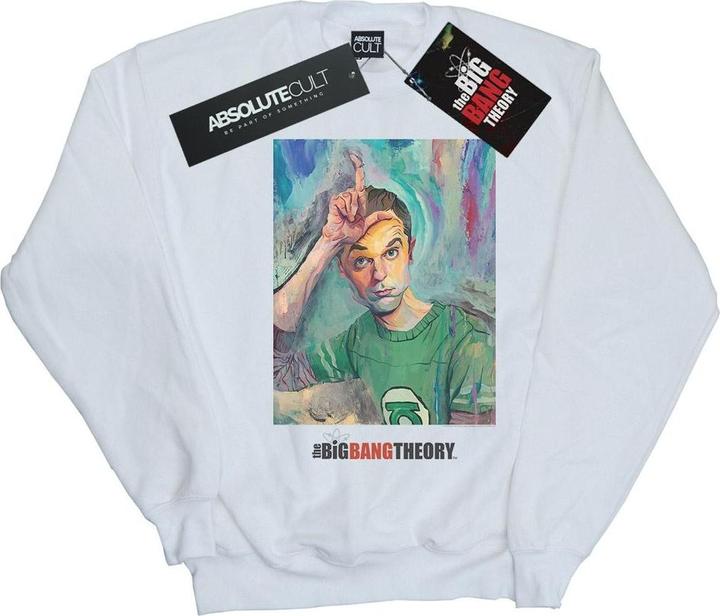 Dam Sheldon Loser Gemälde Baumwolle Sweatshirt