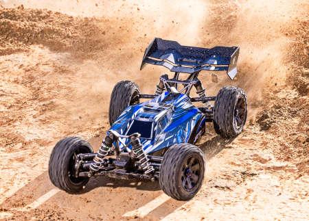 Actual product image Traxxas JATO 4x4 BL2S Brushless blau 1/8 RTR, HD-Teile, ohne Akku/Lader (RTR Ready-to-Run)