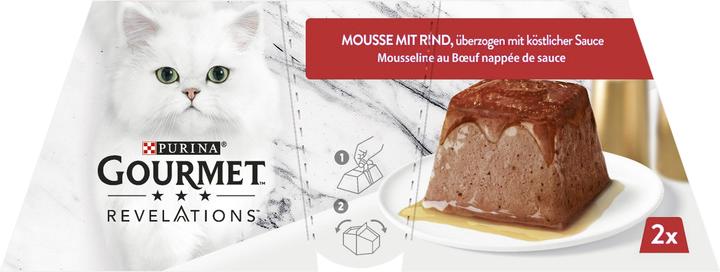Produktbild Gourmet Mousse mit Rind (Adult, 2 Stk., 114 g)