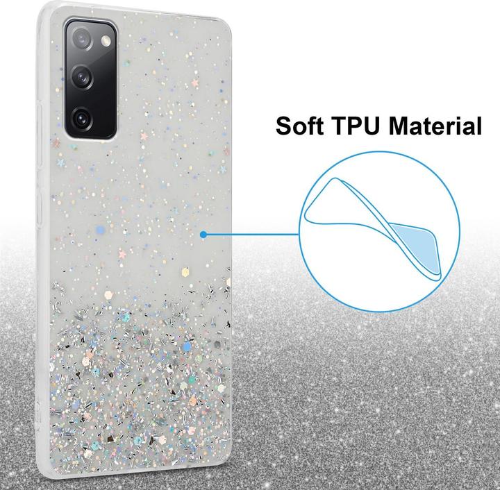 Image du produit Cadorabo Couverture TPU paillettes scintillantes (Samsung Galaxy S20 FE)
