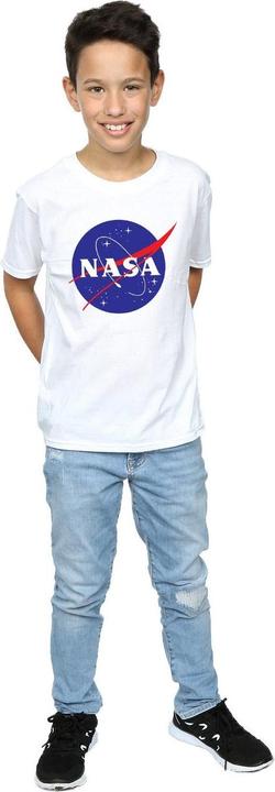 Immagine prodotto Nasa Maglietta in cotone con logo Insignia per ragazzi (140, 146)