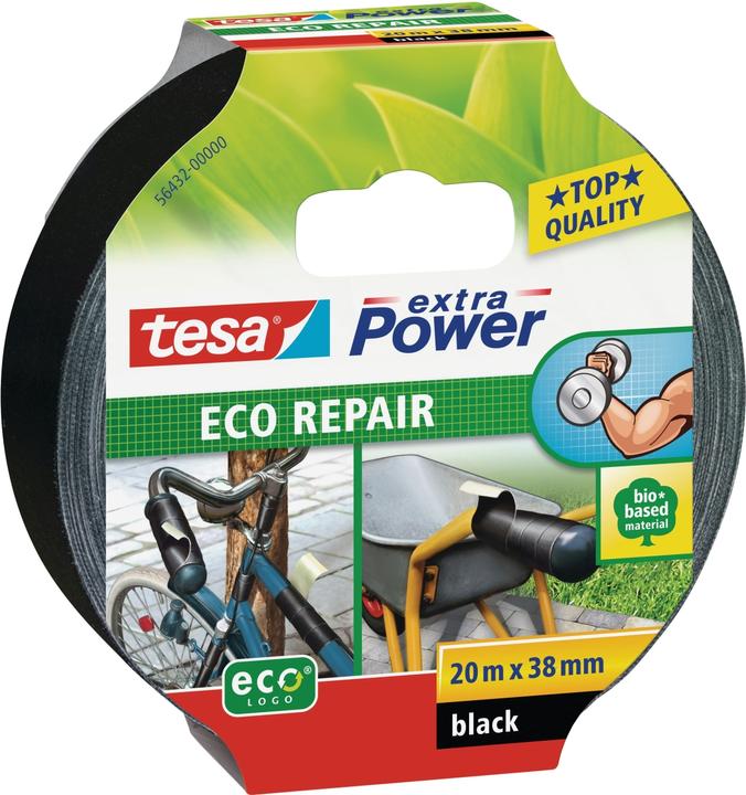 Image du produit tesa extra Power Eco Repair, schwarz (38 mm)