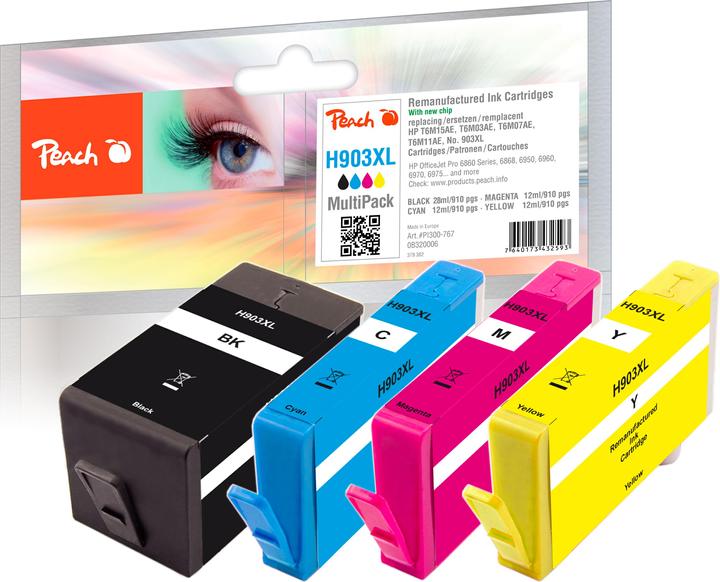 Produktbild Peach 903XL MultiPack (M, BK, C, Y)