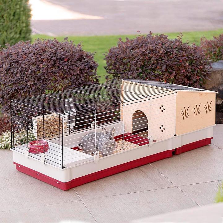 Actual product image Ferplast rabbit cage krolik 140 plus, 142 x 60 x 50 cm, 57072570