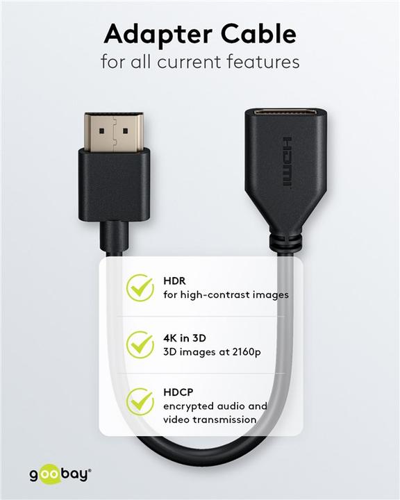 Produktbild Goobay HDMI-Flexadapter (HDMI)