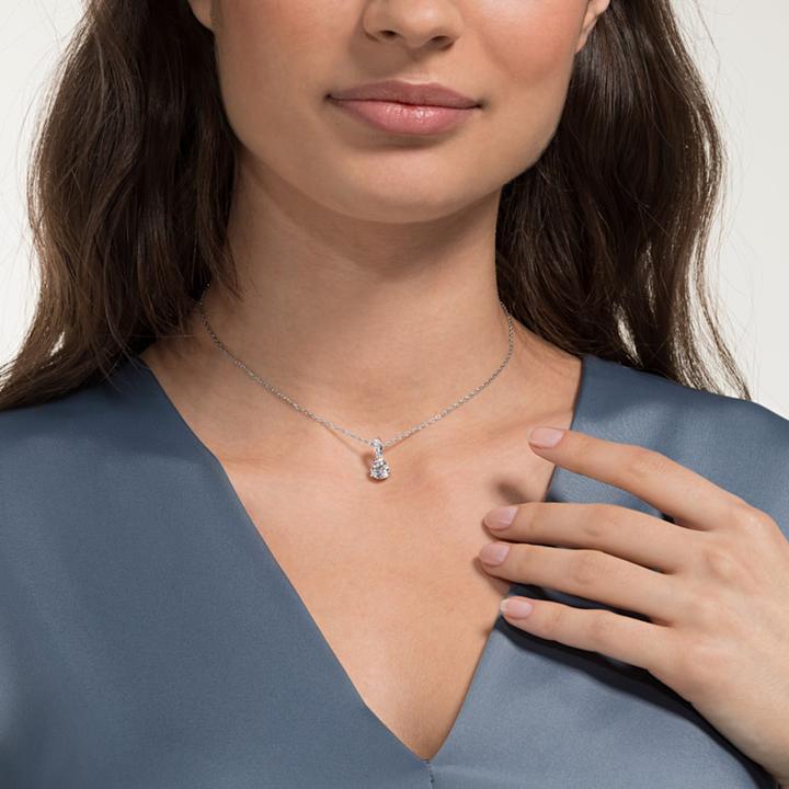Produktbild Swarovski Solitaire Halskette (Swarovski Metall, 38 cm)