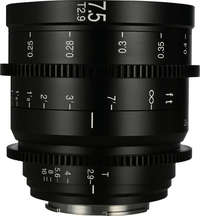 Actual product image Venus Optic Fixed Focal Length 7.5 mm T2.9 Zero-D S35 Cine Lens - E-Mount (Sony E)