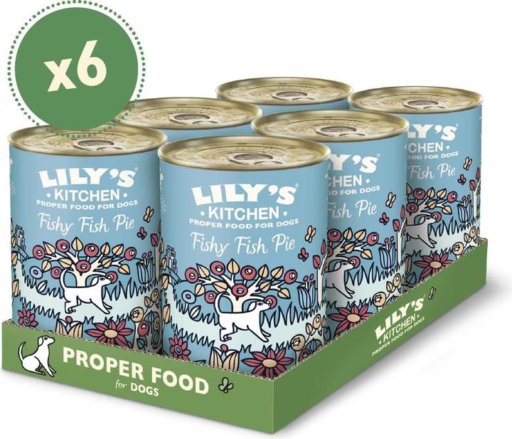 Produktbild Lily's Kitchen Fishy Fish Pie (Adult, Senior, Junior, 6 Stk., 2400 g)