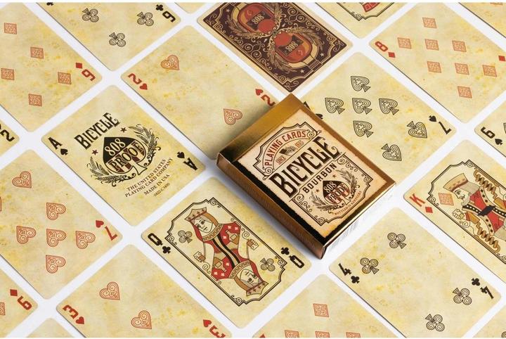 Actual product image Bicycle Bourbon cards (English)