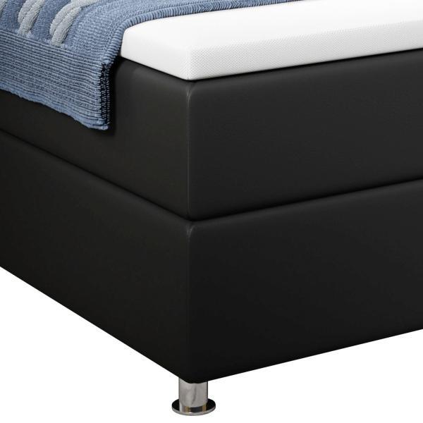 Image du produit Juskys LED Lit Boxspring Montana (180 x 200 cm)